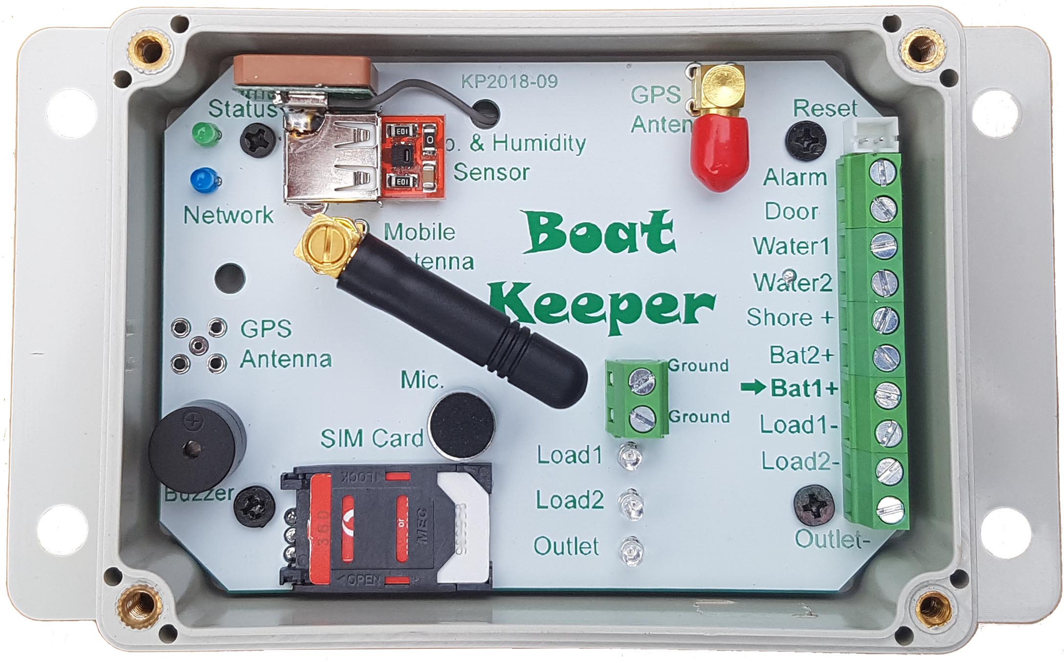 Boat Keeper GPS 3G security controll alarm system